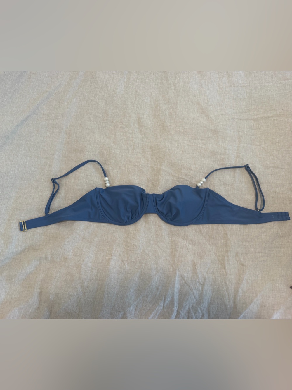 Shade and Shore Blue Bikini Top